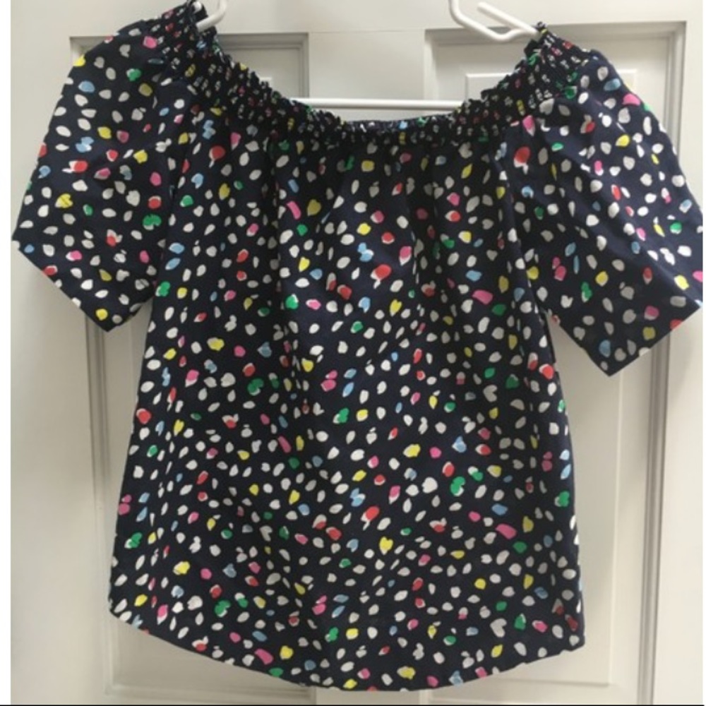 J.Crew off the shoulder ratti happy cat style - Picture 2 of 7